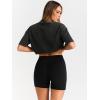 imageTrendy Queen Oversized Vintage T Shirts for Women Graphic Summer Top 2025 Y2k Short Sleeve Basic Cute Grunge ClothesBlack