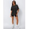 imageTrendy Queen Oversized Vintage T Shirts for Women Graphic Summer Top 2025 Y2k Short Sleeve Basic Cute Grunge ClothesBlack
