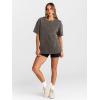 imageTrendy Queen Oversized Vintage T Shirts for Women Graphic Summer Top 2025 Y2k Short Sleeve Basic Cute Grunge ClothesCoffee
