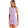 imageTrendy Queen Womens Mini Summer Dresses 2025 Going Out Off The Shoulder Bodycon Sexy Party Club Spring Fashion OutfitsPurple
