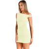 imageTrendy Queen Womens Mini Summer Dresses 2025 Going Out Off The Shoulder Bodycon Sexy Party Club Spring Fashion OutfitsYellow