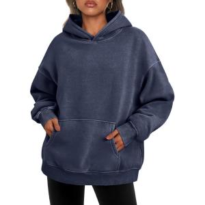 imageTrendy Queen Oversized Hoodies for Women Acid Wash Sweatshirt Cute Pullover Fall Winter Long Sleeve ShirtsNavy
