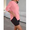 imageTrendy Queen Womens Oversized Long Sleeve T Shirts 2025 Basic Crewneck Tee Fall Tops Casual Workout Y2K ClothesCoral
