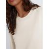 imageTrendy Queen Womens Oversized Sweatshirt Pullover Long Sleeve Shirts Casual Fall Fashion 2025 Winter ClothesBeige