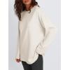 imageTrendy Queen Womens Oversized Sweatshirt Pullover Long Sleeve Shirts Casual Fall Fashion 2025 Winter ClothesBeige