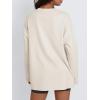 imageTrendy Queen Womens Oversized Sweatshirt Pullover Long Sleeve Shirts Casual Fall Fashion 2025 Winter ClothesBeige