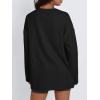 imageTrendy Queen Womens Oversized Sweatshirt Pullover Long Sleeve Shirts Casual Fall Fashion 2025 Winter ClothesBlack