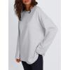 imageTrendy Queen Womens Oversized Sweatshirt Pullover Long Sleeve Shirts Casual Fall Fashion 2025 Winter ClothesGrey