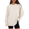 imageTrendy Queen Womens Oversized Sweatshirt Pullover Long Sleeve Shirts Casual Fall Fashion 2025 Winter ClothesBeige