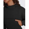imageTrendy Queen Womens Cropped Hoodie Long Sleeve Sweatshirts Fall Fashion 2024 Casual Y2k Outfits Winter ClothesBlack
