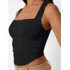 imageTrendy Queen Womens Summer Tank Tops Going Out Crop Shirts Square Neck Cute Y2k Fashion Clothes Spring Outfits 2025