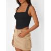 imageTrendy Queen Womens Summer Tank Tops Going Out Crop Shirts Square Neck Cute Y2k Fashion Clothes Spring Outfits 2025