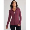 imageTrendy Queen Womens Lightweight Zip Up Jackets 2025 Athletic Hoodies Fall Gym Shirts Running Workout Clothes with PocketRed