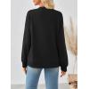 imageTrendy Queen Womens Sweatshirts Crewneck Hoodies Casual Sweaters Long Sleeve Tops Fall Fashion Outfits Winter Clothes 2025Black