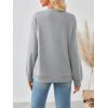imageTrendy Queen Womens Sweatshirts Crewneck Hoodies Casual Sweaters Long Sleeve Tops Fall Fashion Outfits Winter Clothes 2025Grey