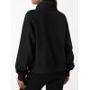 imageTrendy Queen Womens Zip Up Hoodies Oversized Crewneck Sweatshirts Casual Jackets Y2k Clothes Fall Fashion Outfits 2025Black