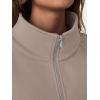 imageTrendy Queen Womens Zip Up Hoodies Oversized Crewneck Sweatshirts Casual Jackets Y2k Clothes Fall Fashion Outfits 2025Coffeegrey