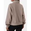 imageTrendy Queen Womens Zip Up Hoodies Oversized Crewneck Sweatshirts Casual Jackets Y2k Clothes Fall Fashion Outfits 2025Coffeegrey
