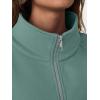 imageTrendy Queen Womens Zip Up Hoodies Oversized Crewneck Sweatshirts Casual Jackets Y2k Clothes Fall Fashion Outfits 2025Green