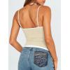 imageTrendy Queen Womens Camisole Y2K Tops Adjustable Spaghetti Strap Tank Tops Cute Going Out Crop Tops Summer Blouses BlackApricot