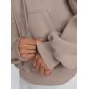 imageTrendy Queen Womens Cute Cropped Hoodies Y2k Long Sleeve Sweatshirts Fall Fashion Outfits Winter Sweater Clothes 2025Coffee Grey