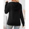 imageTrendy Queen Womens Fall Fashion T Shirts Basic Drawstring Pullover Loose Fit Hoodies Winter Clothes with PocketBlack