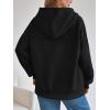 imageTrendy Queen Womens Hoodies Fleece Fashion Half Zip Sweatshirts Cute Y2k Fall Clothes 2025Black