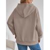 imageTrendy Queen Womens Hoodies Fleece Fashion Half Zip Sweatshirts Cute Y2k Fall Clothes 2025Coffeegrey