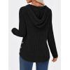 imageTrendy Queen Womens Hoodies Oversized Sweatshirts Long Sleeve Shirts Sweaters Fall Pullovers TopsBlack