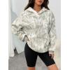 imageTrendy Queen Womens Oversized Hoodies Fleece Sweatshirts Fall Fashion 2025 Pullover Sweaters Winter ClothesCamo Lightgreen