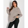 imageTrendy Queen Womens Oversized Hoodies Fleece Sweatshirts Fall Fashion 2025 Pullover Sweaters Winter ClothesCoffee Grey