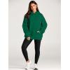 imageTrendy Queen Womens Oversized Hoodies Fleece Sweatshirts Fall Fashion 2025 Pullover Sweaters Winter ClothesGreen