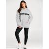 imageTrendy Queen Womens Oversized Hoodies Fleece Sweatshirts Fall Fashion 2025 Pullover Sweaters Winter ClothesGrey Blacktrd