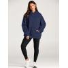 imageTrendy Queen Womens Oversized Hoodies Fleece Sweatshirts Fall Fashion 2025 Pullover Sweaters Winter ClothesNavy