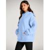 imageTrendy Queen Womens Oversized Hoodies Fleece Sweatshirts Fall Fashion 2025 Pullover Sweaters Winter ClothesSky Blue