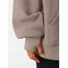 imageTrendy Queen Womens Oversized V Neck Hoodies with Thumb Hole Pullover Sweatshirts Y2k Clothes Fall Fashion Outfits 2025Coffeegrey