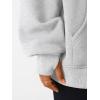 imageTrendy Queen Womens Oversized V Neck Hoodies with Thumb Hole Pullover Sweatshirts Y2k Clothes Fall Fashion Outfits 2025Grey