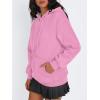 imageTrendy Queen Womens Winter Fleece Sherpa Lined Hoodie Casual Warm Long Sleeve Pullover SweatshirtPink