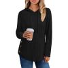 imageTrendy Queen Womens Hoodies Oversized Sweatshirts Long Sleeve Shirts Sweaters Fall Pullovers TopsBlack