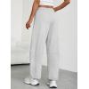 imageTrendy Queen Barrel Sweatpants Womens Wide Leg Pants Baggy Palazzo Lounge Comfy Flowy Pants Teen Girls Fall Clothes OutfitsGrey