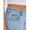 imageTrendy Queen Jeans for Women Wide Straight Leg High Waisted Stretchy Baggy Jeans Fashion Loose Denim Pants Fall 2025Snowblue