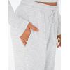 imageTrendy Queen Womens 2 Piece Matching Lounge Set Long Sleeve Slightly Crop Top Wide Leg Pants Casual Sweatsuit