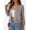 imageTrendy Queen Womens Cardigan Sweaters Lightweight Crew Neck Long Sleeve Outfits Fall Fashion 2025 ClothingCamel