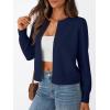 imageTrendy Queen Womens Cardigan Sweaters Lightweight Crew Neck Long Sleeve Outfits Fall Fashion 2025 ClothingNavy