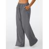 imageTrendy Queen Womens Wide Leg Sweatpants Baggy Drawstring Low Rise Lounge Pants 2025 Fall Joggers with PocketsBlackgrey