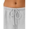 imageTrendy Queen Womens Wide Leg Sweatpants Baggy Drawstring Low Rise Lounge Pants 2025 Fall Joggers with PocketsGrey