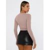 imageTrendy Queen Womens Long Sleeve T Shirts Fall Fashion 2025 Basic Crop Tops Going Out Outfits Y2k ClothesLatte