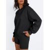 imageTrendy Queen Womens Crewneck Sweatshirts Casual Pullover Long Sleeve Shirts Fall Fashion 2025 ClothesBlack