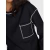 imageTrendy Queen Womens Crewneck Sweatshirts Long Sleeve Shirts Lightweight Sweaters Fall Tops Fashion Outfits 2025Black