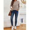 imageTrendy Queen Womens Sweatshirts Crewneck Pullover Hoodies Casual Tops Sweaters Fall Winter Outfits 2025 Comfy Fashion ClothesCoffeegrey